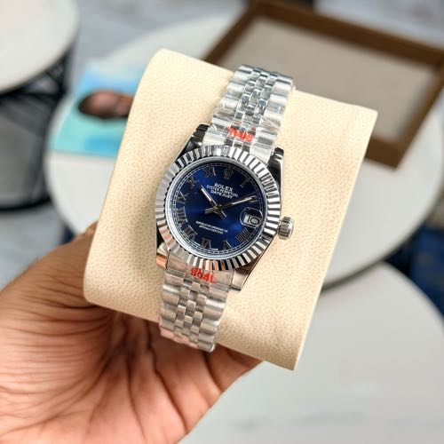 Rolex Date Just 31MM Blue Roman Dial