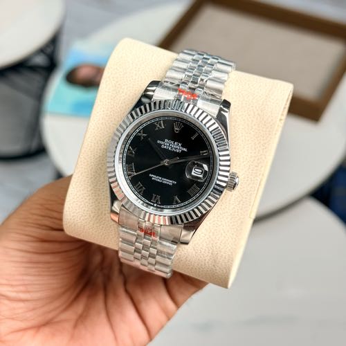 Rolex Date Just 41MM Stainless Steel Black Dial