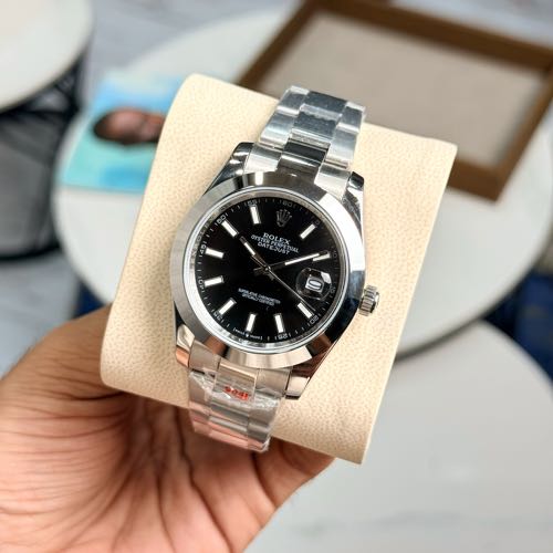 Rolex Date Just 41MM Stainless Steel Black Dial