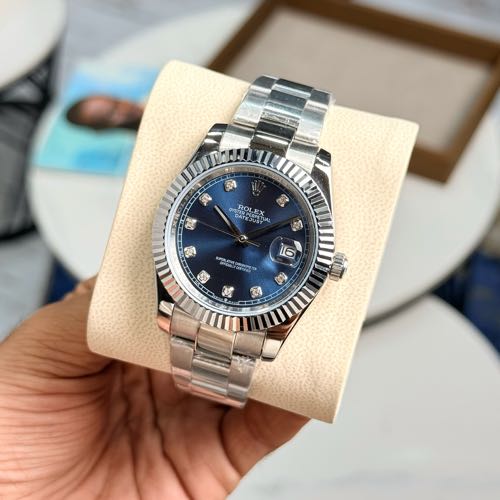 Rolex Date Just 41MM Stainless Steel Blue Dial