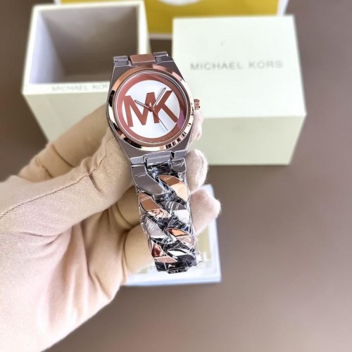 Alternative view of Michael Kors Two Tone White Dial