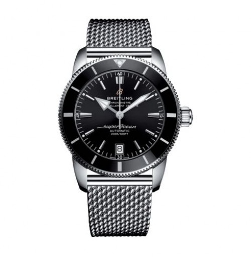 Breitling Super Ocean Heritage Silver Black
