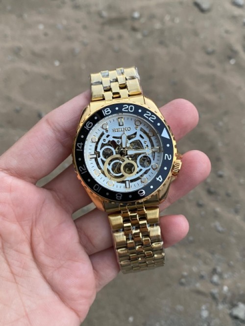 Seiko Automatic Gold White