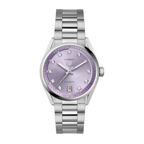 Tag Heuer Carrera Date 36mm Automatic Purple Dial