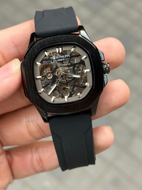 Alternative view of Patek Phillep E Skeleton Automatic Silicone