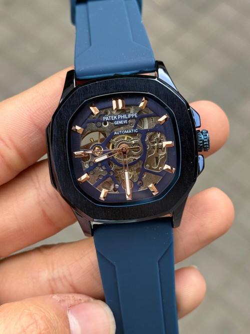 Alternative view of Patek Phillep E Skeleton Automatic Silicone