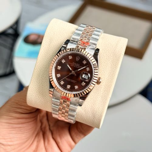 Rolex Date Just 36MM Unisex Two Tone