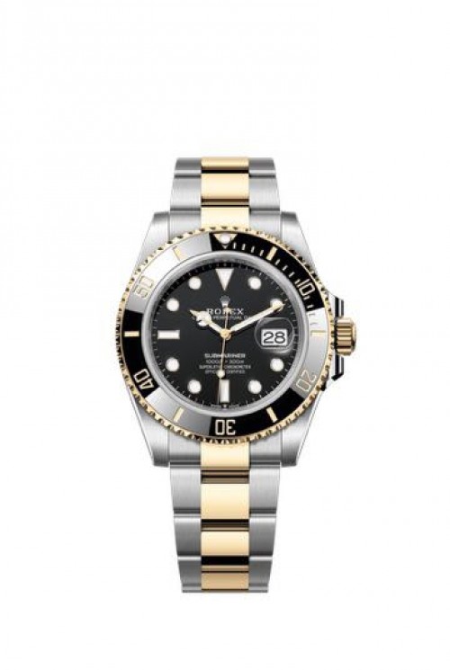 Rolex Submariner Two Tone Black Dial