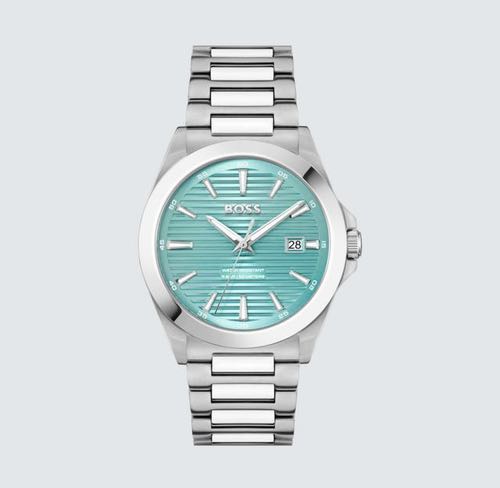 Hugo Boss Strike Analog Silver Tiffany Authentic Store Quality