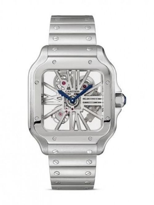 Cartier Santos Skeleton Battery