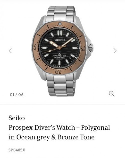 Seiko Prospex Diver Ocean Grey Authentic Store Quality
