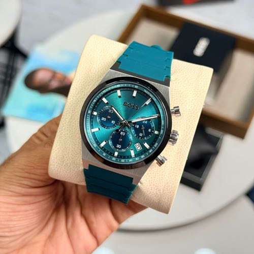 Authentic Showroom Quality Boss Candor Silicone Mens Watch