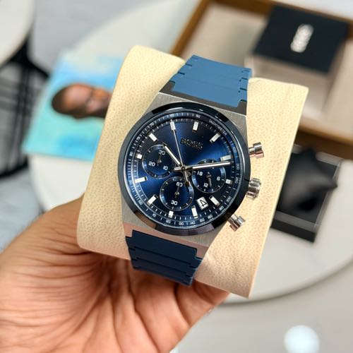 Authentic Showroom Quality Boss Candor Silicone Mens Watch