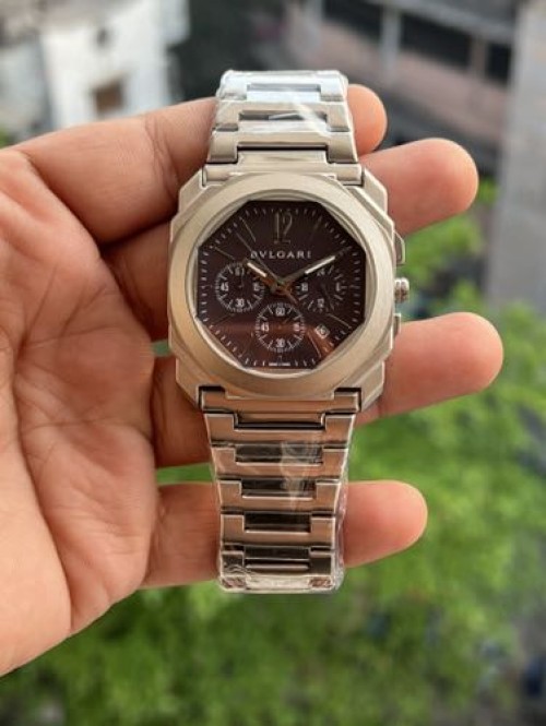 BVLGARI MARUN DIAL CHRONO WATCH