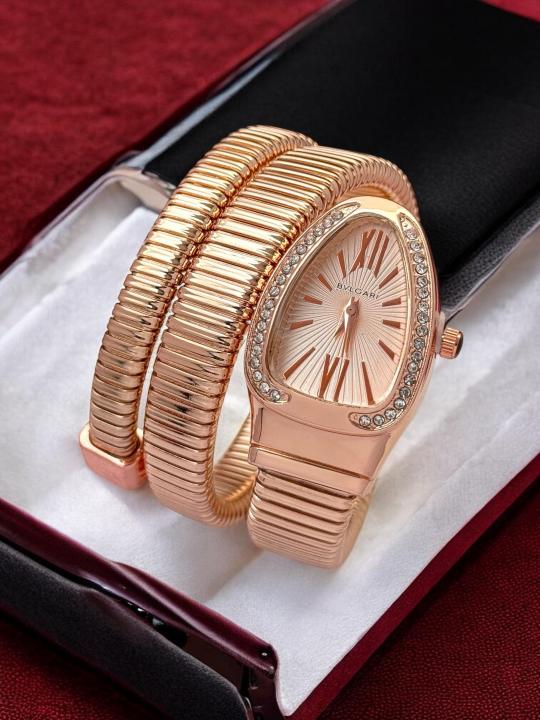 BVLGARI SNAKE COPPER PINK DIAL AT350