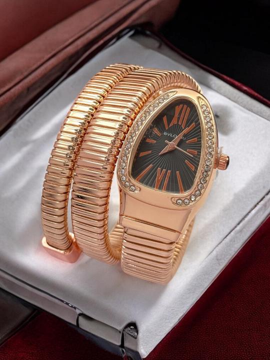 BVLGARI SNAKE COPPER BLACK DIAL AT350