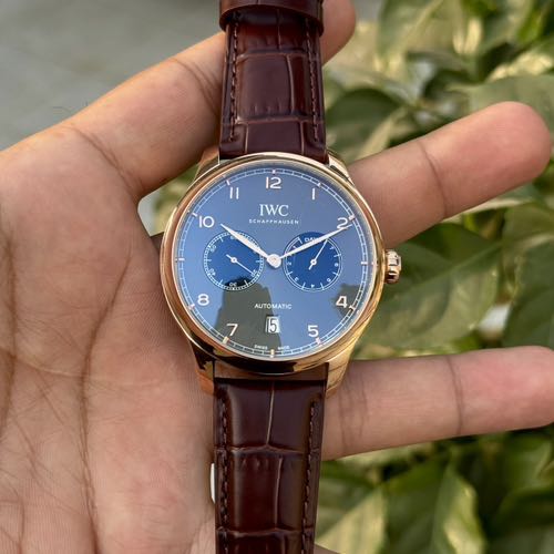 IWC Portugieser Power Reserve Brown Rose Gold