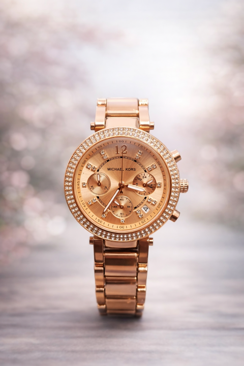 Michael Kors Women Chrono Copper AT360