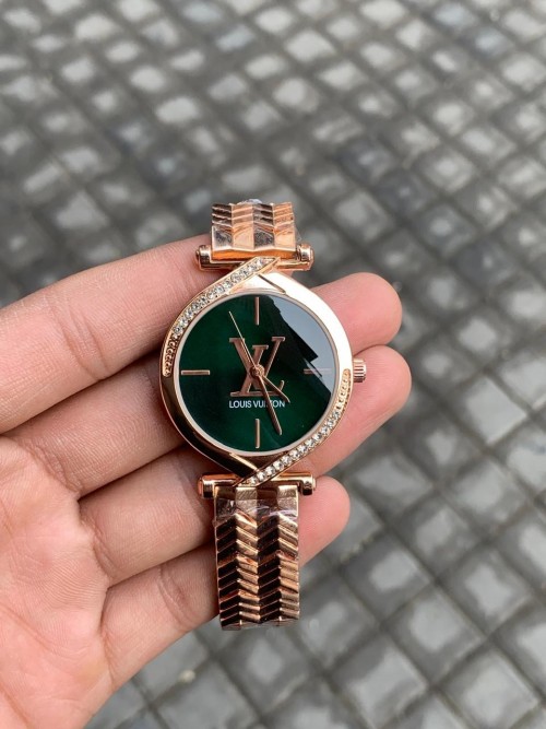 Loui S Vuitton Rose Green