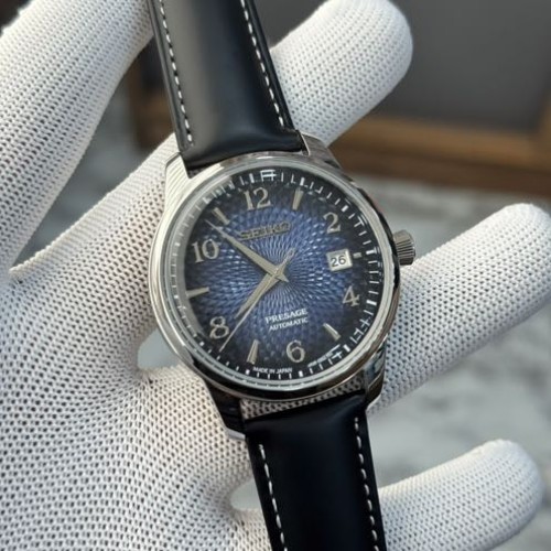 Seiko Presage Cocktail Time Old Clock Blue Dial