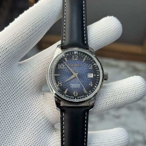 Alternative view of Seiko Presage Cocktail Time Old Clock Blue Dial