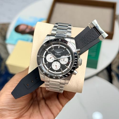 Longines Conquest Chronograph Automatic Extra Strap