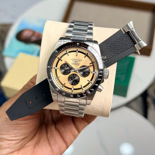 Longines Conquest Chronograph Automatic Extra Strap