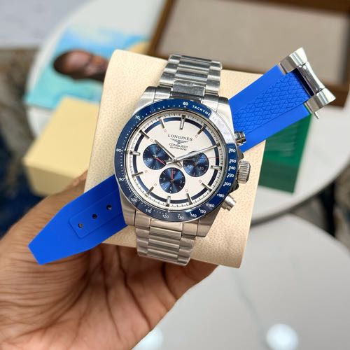 Longines Conquest Chronograph Automatic Extra Strap