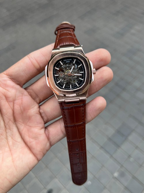 Alternative view of Pate K Phillipe Nautilus Leather Automatic