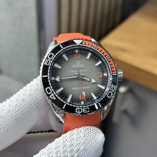 OMEGA Seamaster Ultra Deep 6000m Orange Rubber Strap