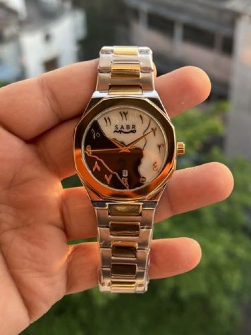 SABR DUAL TONE GOLD METAL BELT