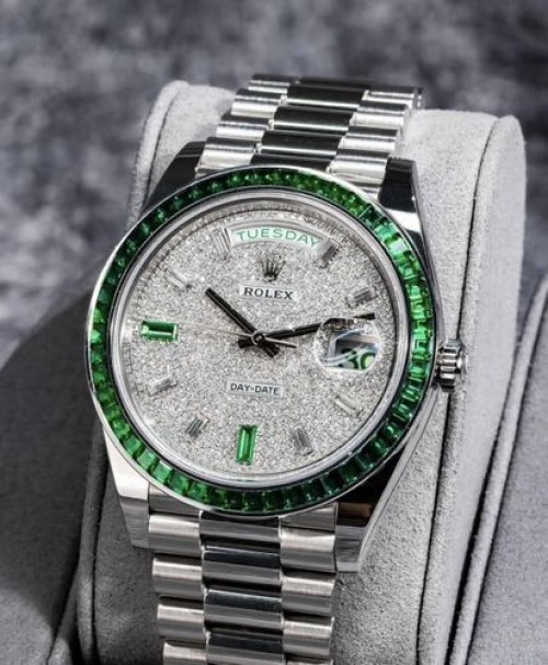 Rolex Day Date Diamond Pave Dial