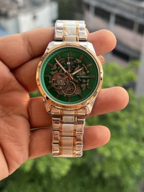 TOMMY HILFIGER AUTOMATIC DUAL TONE