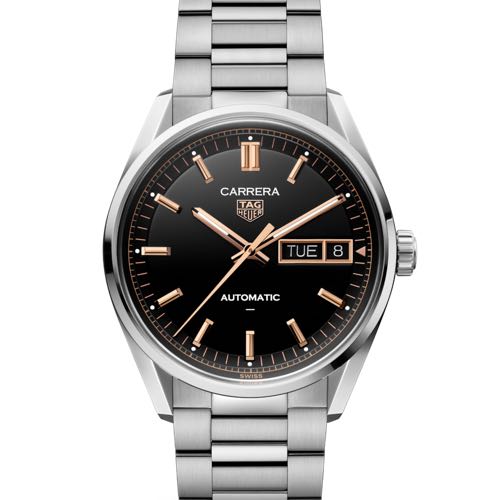 TAG HEUER Carrera Day Date Black Dial