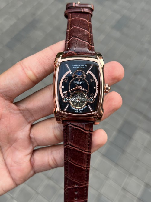 Alternative view of Patek Philipp E Barrel Automatic Rose Brown Premium