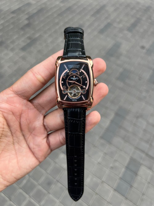 Patek Philipp E Barrel Automatic Rose Black Premium