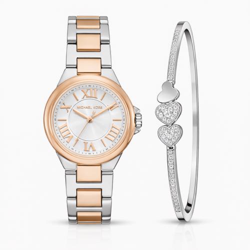 Authentic Grade Michael Kors Analog Watch For Her With Bracelet