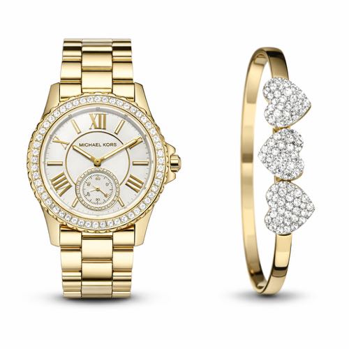 Authentic Grade Michael Kors Analog Watch For Her With Bracelet