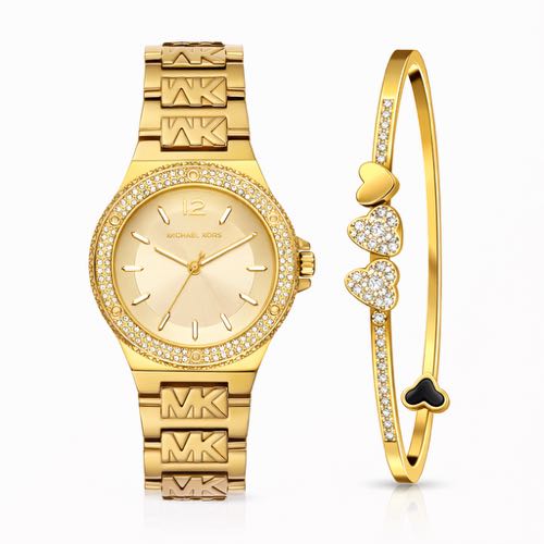 Authentic Grade Michael Kors Analog Watch For Her With Bracelet
