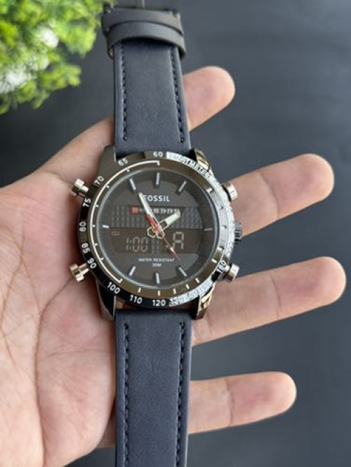 Fossil Hybrid Digital Blue Belt