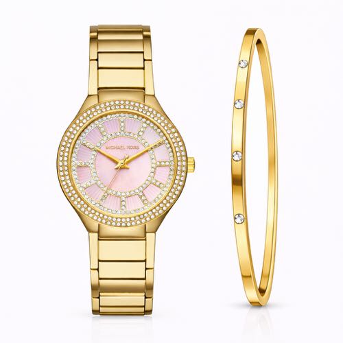 Authentic Grade Michael Kors Analog Watch For Her With Bracelet