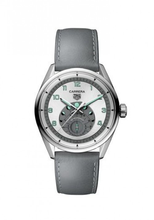 Tag Heuer Carrera Astronomer Grey Leather