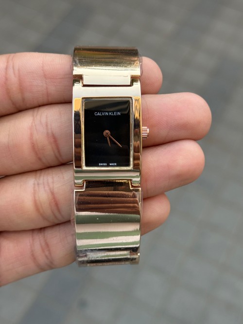 Calvin Klei N Rectangular Women S Rose Black