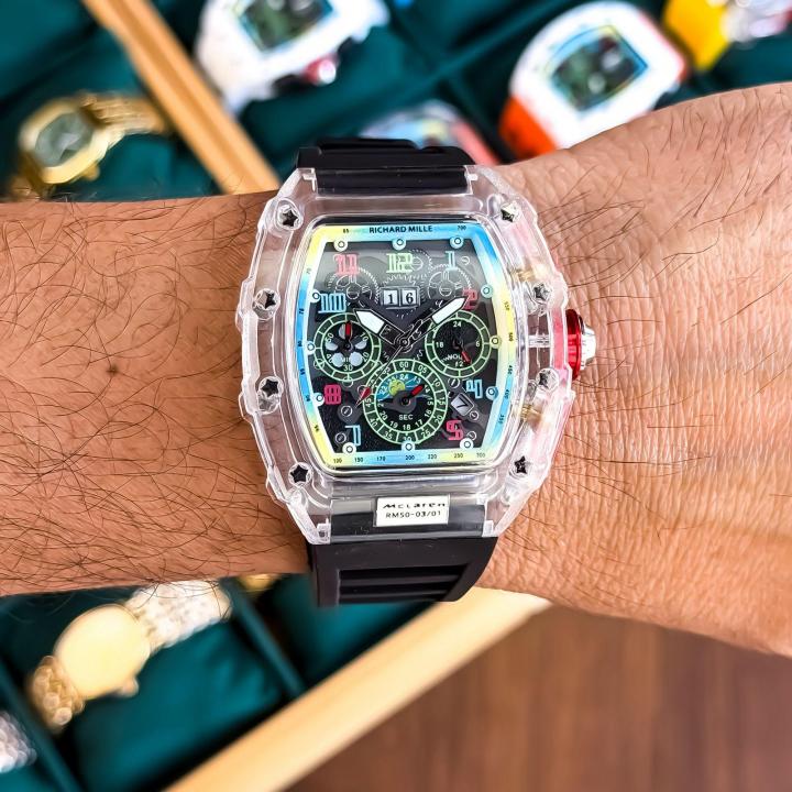 Alternative view of RICHARD MILLE BLACK MENS WATCH