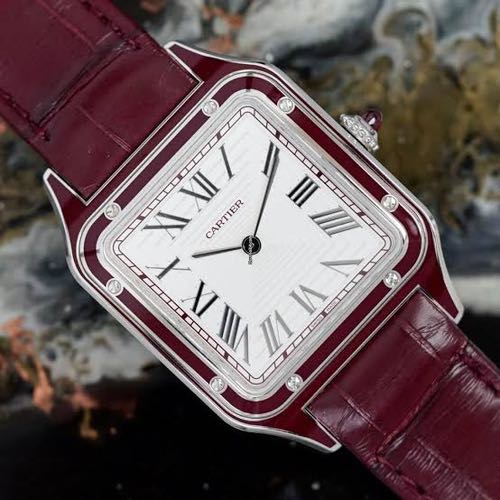 Cartier Santos Dumont Red Laquer 1 1