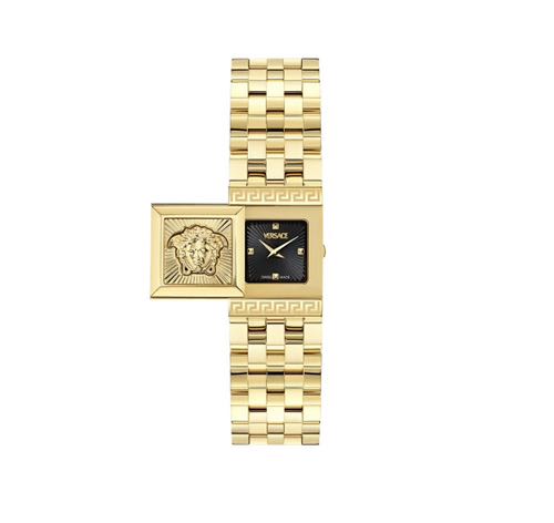 Versace Reveal Lady Analog Gold Black