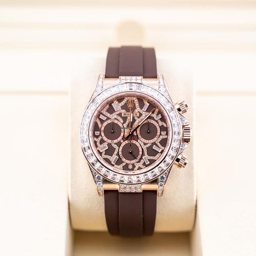 Rolex Daytona Giraffe Brown Strap