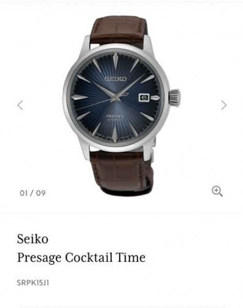 Seiko Presage Cocktail SRPK15J1 Authentic Store Quality