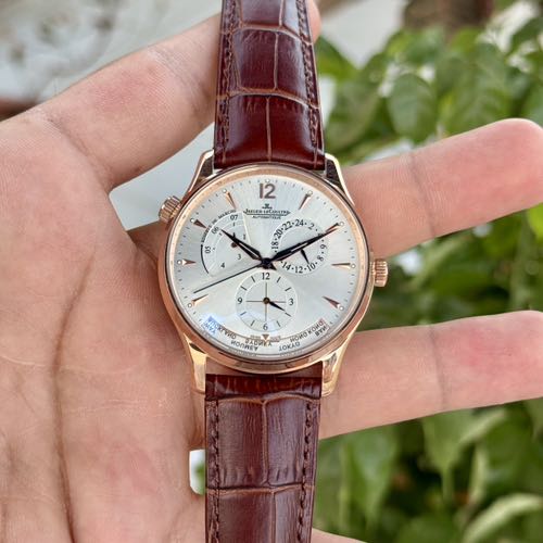 Jaeger Le Coultre Master Geographic Brown Rose Gold