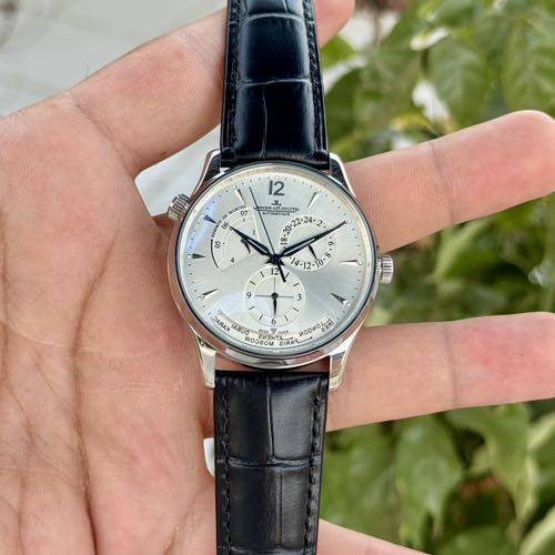 Jaeger Le Coultre Master Geographic Black Silver